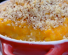 Gratins de pommes de terre et courge butternut aux agrumes et chapelure de noisettes