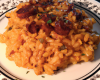 risotto de pâtes au chorizo