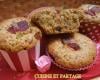 Muffins fruits confits et compote de pommes sans œufs ni lait