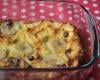 Clafoutis pomme, banane aux pépites de chocolat