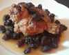 Chapon aux raisins secs