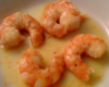 Gambas au beurre d'agrumes