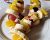 Les brochettes de fruits qui décoiffent !