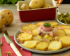 Tartiflette aux pommes de terre marinées au vin de Savoie