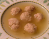 Soupe aux boulettes de pommes de terre