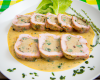 Escalope de veau roulée au Cantal Jeune et aux herbes