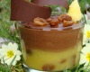 Duo chocolat et ananas, raisins au rhum