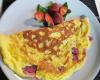 Omelette aux fraises maison