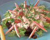 Salade de crabe fraîche et légère