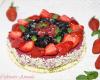 Entremets aux fruits rouges maison