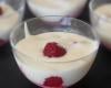 Cremeux framboise et mousse chocolat blanc