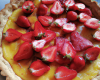 Tarte au citron et fraises