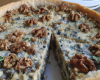 Tourte au roquefort et aux noix