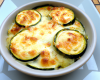 Gratin de Saint Jacques aux courgettes