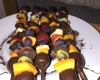 Brochette de fruits au chocolat