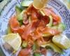 Salade avocat saumon