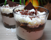 Verrines de cheesecake chocolat noix de coco