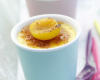 Petits pots de crème brûlée aux abricots confits