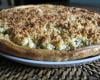 Tarte rhubarbe amandine en crumble