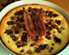 Clafoutis aux lardons,roquefort et noix