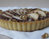 Tarte aux pommes, noix et chocolat