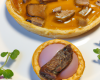 Tartelette 'colvert' aux senteurs d'automne et escalope de foie gras poêlée.