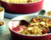 Crumbles aux fruits rouges et au amandes