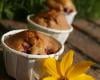 Muffins aux framboises du jardin, parfum de pandan