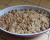 Crumble poires bananes et noix de pécan au thermomix