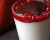 Verrine de crème de citron, framboise et chocolat