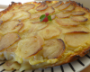 Tourte de pomme de terre au cresson de Méréville, crème de brie de Meaux