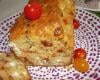 Cake tomate séchées, feta, noisettes