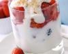 Verrine de fraises