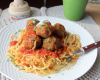 Spaghettis aux boulettes de viande au thermomix