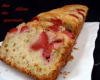 Cake aux fraises et aux pistaches classique