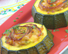 Tian de courgettes farcies aux pignons