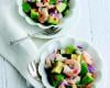 Ceviche d'avocat Hass et de crevettes