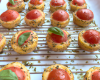 Petits moelleux tomates basilic