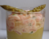 Verrine tartare de saumon et mousse d'asperges