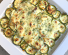 Gratin de courgettes au fromage de chèvre