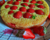 Gâteau de semoule aux fraises tagada