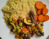 Couscous aux légumes et à l'agneau