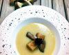 Potage de topinambour au foie gras