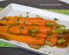 Carottes fondantes, sauce au vinaigre balsamique