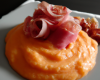 Purée de pommes de terre-carottes et son habit de jambon de Parme