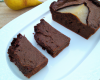 Cake chocolat-poire maison