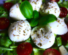 Salade de mozzarella fondante