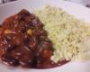 Chili de haricots rouges et couscous en perles