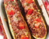 Courgettes en petits bateaux