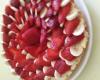 Tarte  fraises banane